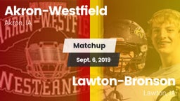 Matchup: Akron-Westfield vs. Lawton-Bronson  2019