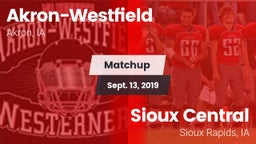 Matchup: Akron-Westfield vs. Sioux Central  2019
