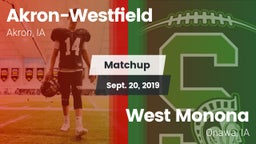 Matchup: Akron-Westfield vs. West Monona  2019