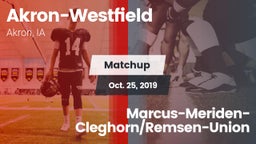 Matchup: Akron-Westfield vs. Marcus-Meriden-Cleghorn/Remsen-Union 2019