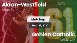 Matchup: Akron-Westfield vs. Gehlen Catholic  2020