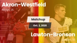 Matchup: Akron-Westfield vs. Lawton-Bronson  2020