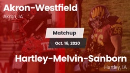Matchup: Akron-Westfield vs. Hartley-Melvin-Sanborn  2020