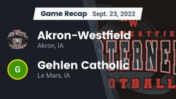 Recap: Akron-Westfield  vs. Gehlen Catholic  2022