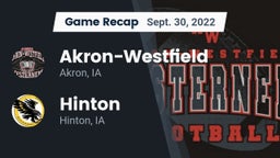 Recap: Akron-Westfield  vs. Hinton  2022