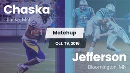 Matchup: Chaska  vs. Jefferson  2016