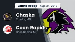 Recap: Chaska  vs. Coon Rapids  2017