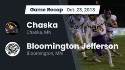 Recap: Chaska  vs. Bloomington Jefferson  2018