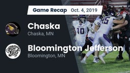 Recap: Chaska  vs. Bloomington Jefferson  2019
