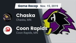 Recap: Chaska  vs. Coon Rapids  2019
