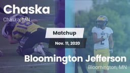 Matchup: Chaska  vs. Bloomington Jefferson  2020