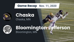 Recap: Chaska  vs. Bloomington Jefferson  2020