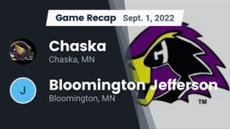 Recap: Chaska  vs. Bloomington Jefferson  2022