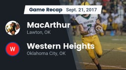 Recap: MacArthur  vs. Western Heights  2017