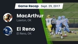 Recap: MacArthur  vs. El Reno  2017