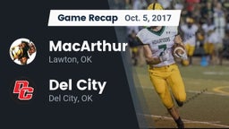 Recap: MacArthur  vs. Del City  2017