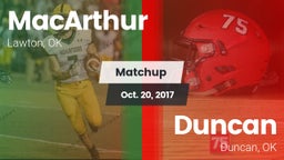 Matchup: MacArthur High vs. Duncan  2017