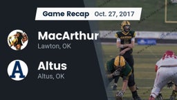 Recap: MacArthur  vs. Altus  2017