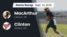 Recap: MacArthur  vs. Clinton  2018