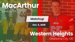Matchup: MacArthur High vs. Western Heights  2018