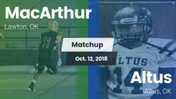 Matchup: MacArthur High vs. Altus  2018