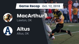 Recap: MacArthur  vs. Altus  2018