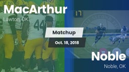 Matchup: MacArthur High vs. Noble  2018