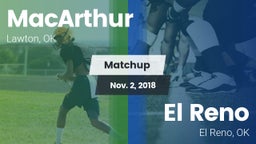 Matchup: MacArthur High vs. El Reno  2018