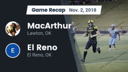 Recap: MacArthur  vs. El Reno  2018