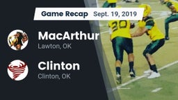 Recap: MacArthur  vs. Clinton  2019
