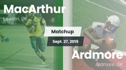 Matchup: MacArthur High vs. Ardmore  2019