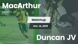 Matchup: MacArthur High vs. Duncan JV 2019