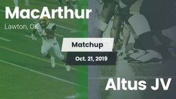 Matchup: MacArthur High vs. Altus JV 2019