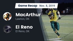 Recap: MacArthur  vs. El Reno  2019