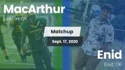 Matchup: MacArthur High vs. Enid  2020
