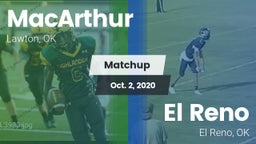 Matchup: MacArthur High vs. El Reno  2020