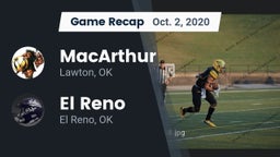 Recap: MacArthur  vs. El Reno  2020
