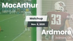 Matchup: MacArthur High vs. Ardmore  2020
