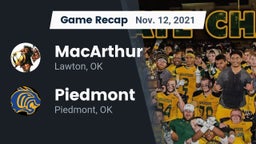 Recap: MacArthur  vs. Piedmont  2021