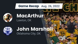 Recap: MacArthur  vs. John Marshall  2022