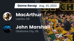 Recap: MacArthur  vs. John Marshall  2023