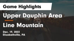 Upper Dauphin Area  vs Line Mountain  Game Highlights - Dec. 19, 2022
