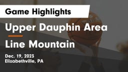 Upper Dauphin Area  vs Line Mountain  Game Highlights - Dec. 19, 2023