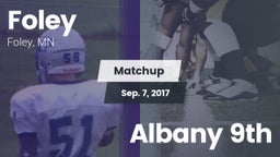 Matchup: Foley  vs. Albany 9th 2017