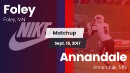 Matchup: Foley  vs. Annandale  2017