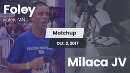 Matchup: Foley  vs. Milaca JV 2017