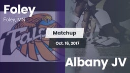 Matchup: Foley  vs. Albany JV 2017