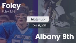 Matchup: Foley  vs. Albany 9th 2017