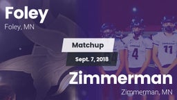 Matchup: Foley  vs. Zimmerman  2018