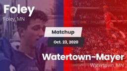 Matchup: Foley  vs. Watertown-Mayer  2020